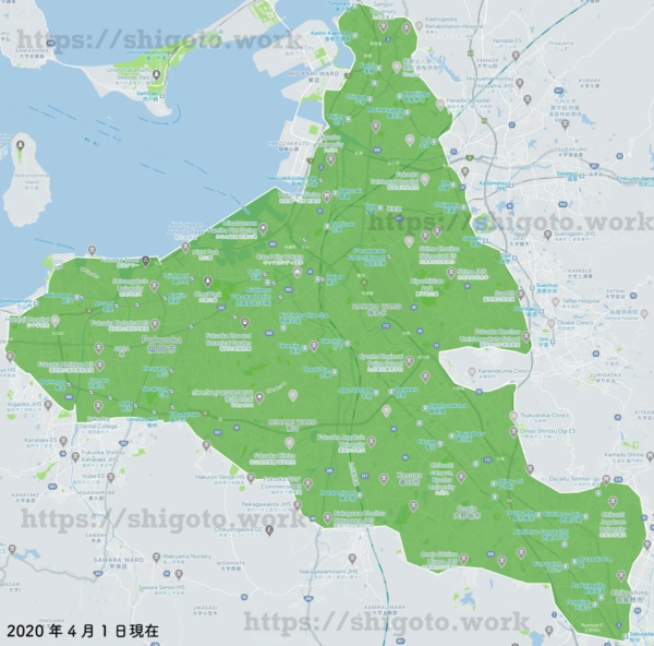 5月26日更新！ウーバーイーツの全国のサービスエリア・働ける地域 