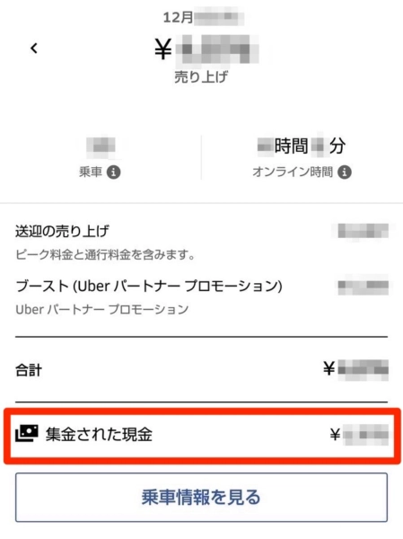 ウーバーイーツの現金支払い（代引き）で、配達パートナーは即金が手に 